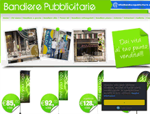 Tablet Screenshot of bandierepubblicitarie.com